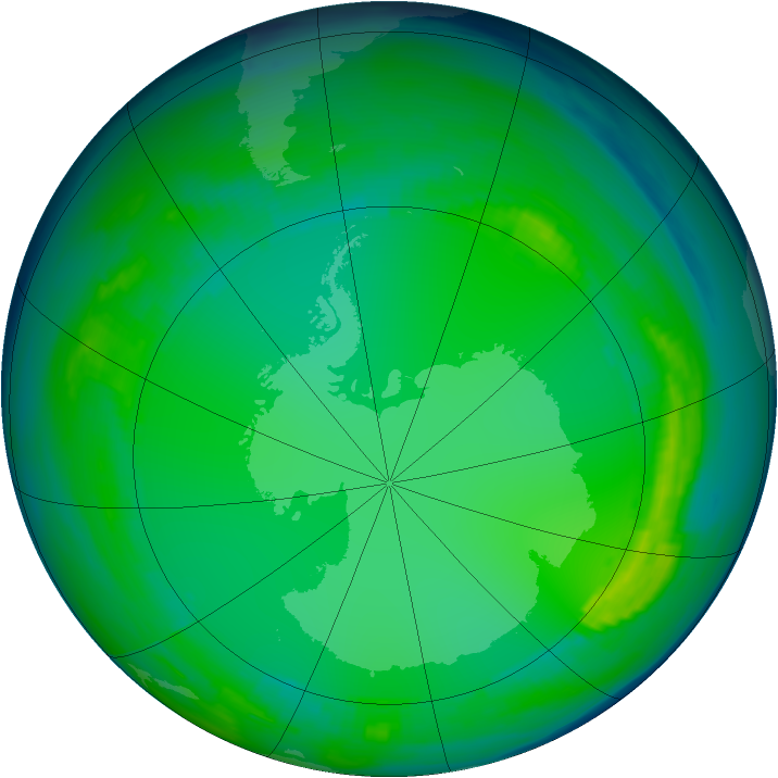 Ozone Map 1980-07-03